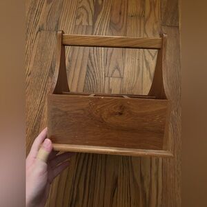 Dolphin Brown Genuinely Teak Wood Organizer Made in Thailand - Great Home Accent